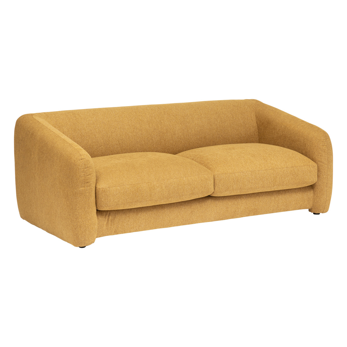 Sofá convertible guppy 3 plazas - amarillo ocre - atmosphera créateur d'intérieur