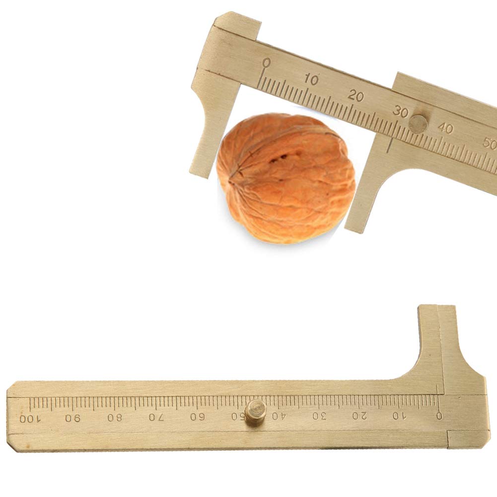 CALIBRO A INNESTO In Ottone Con Raschietto Scorrevole A Vite C9L72503