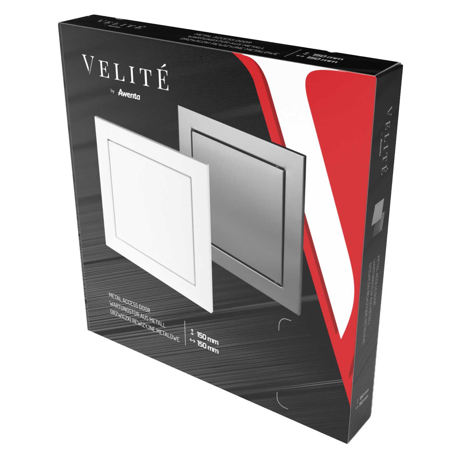 Trappe de Visite Placo 300x300mm Acier Inoxydable Porte Acces - 5