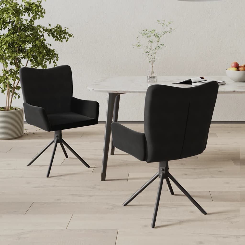 Chaise repas pivotante noir