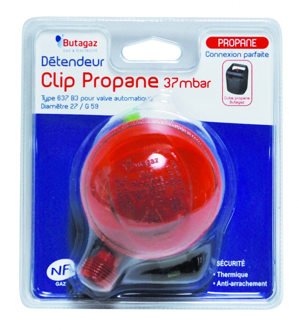 COMAP Détendeur propane Quick On pour bouteille cube et viseo - S220572 - 2