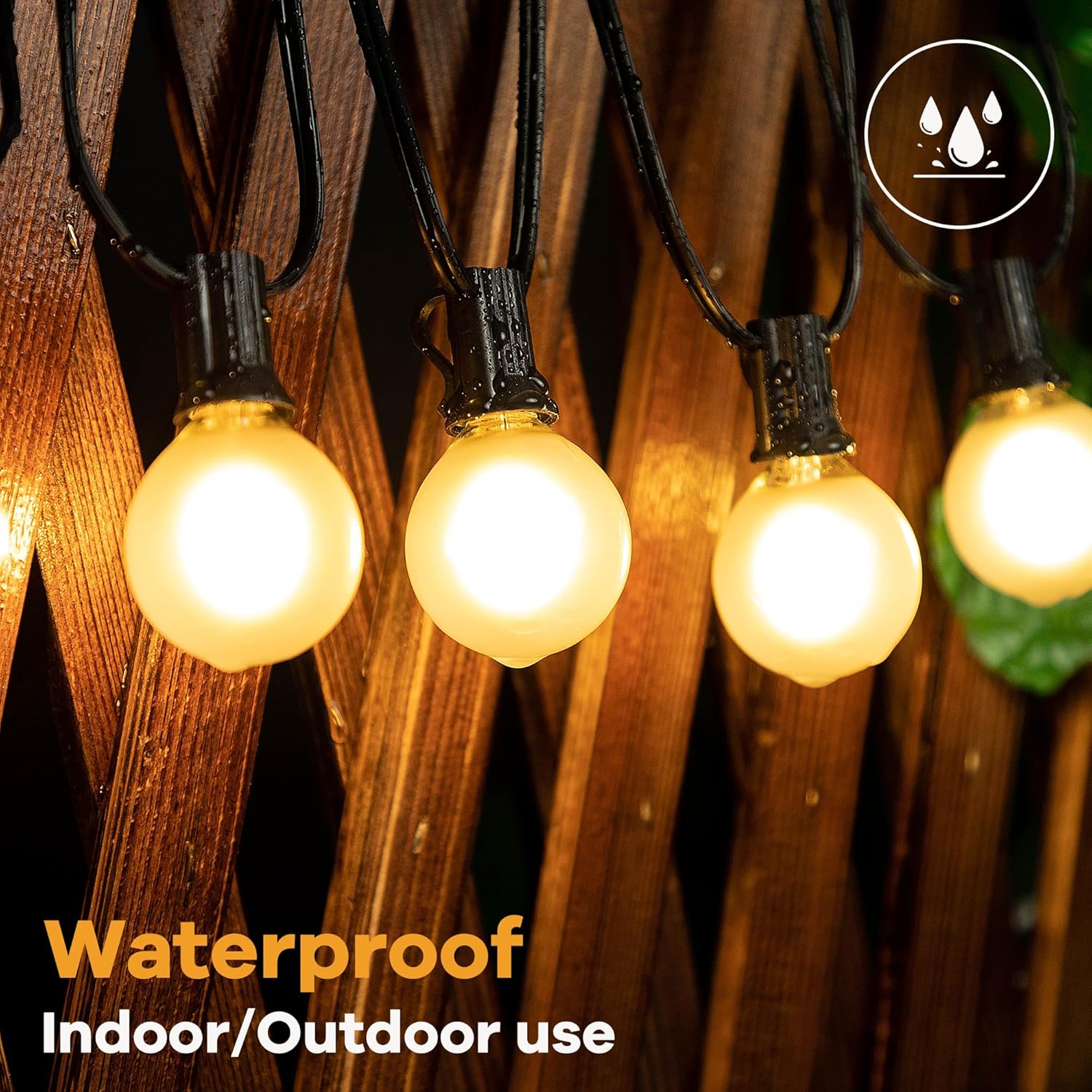 Matowe żarówki LED G40, żarnik E12, styl Vintage Edison, odpowiednik 1 W (10 W), ciepła biel 2200 K, do żyrandoli, nieściemnialne, opakowanie 15 szt. - 2