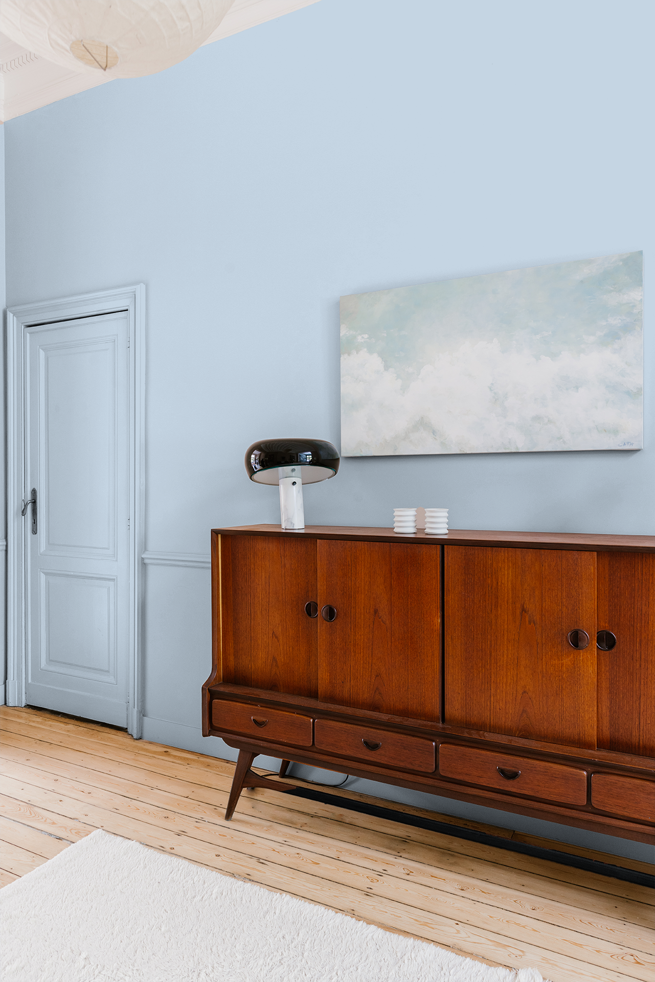 Peinture de finition très lessivable pour murs intérieurs - Finish Aqua Semi-Matt, 1 l, Arctic (PE085) - PEINTAGONE - 5