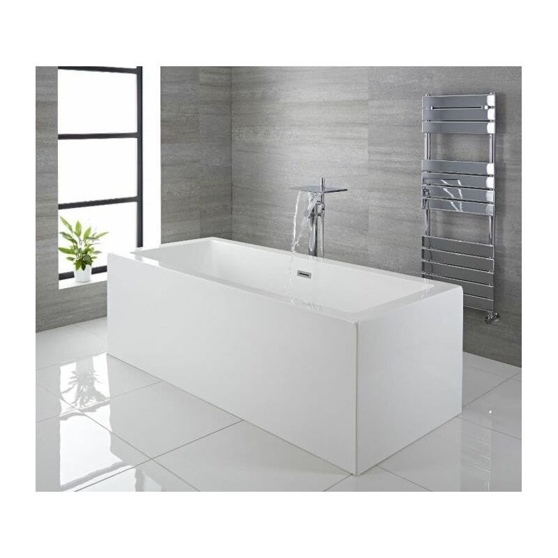 Tablier de baignoire mélaminé blanc 150x54 AQUARINE 200394 - 3