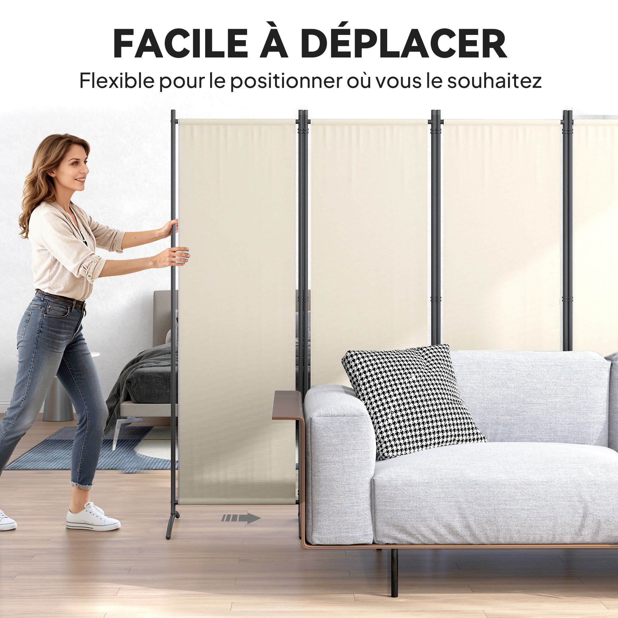 Paravent de jardin Polyester Outsunny - 5