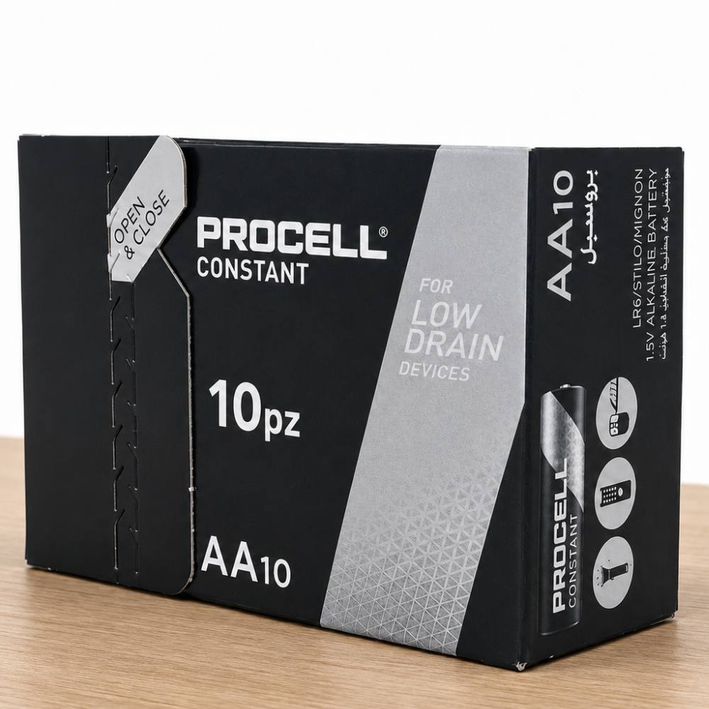 DURACELL - PILE ALCALINE PROCELL 1.5 V LR06/AA - 10 pcs - 5