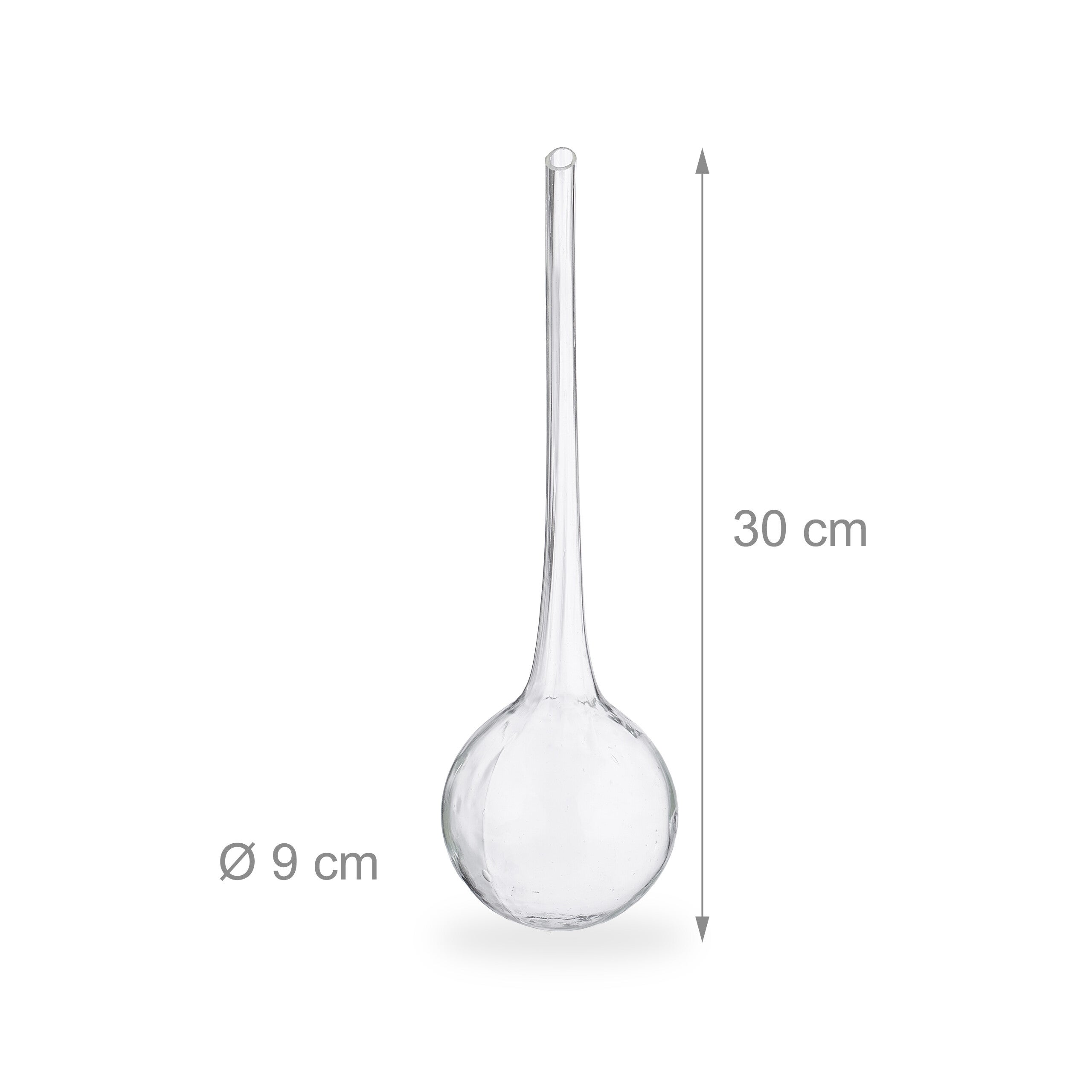Relaxdays Lot De 4 Bulles D’Arrosage Automatique – Cônes En Verre Vert 350 Ml – Plantes Intérieur & Extérieur