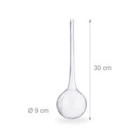 Relaxdays Lot De 4 Bulles D’Arrosage Automatique – Cônes En Verre Vert 350 Ml – Plantes Intérieur & Extérieur