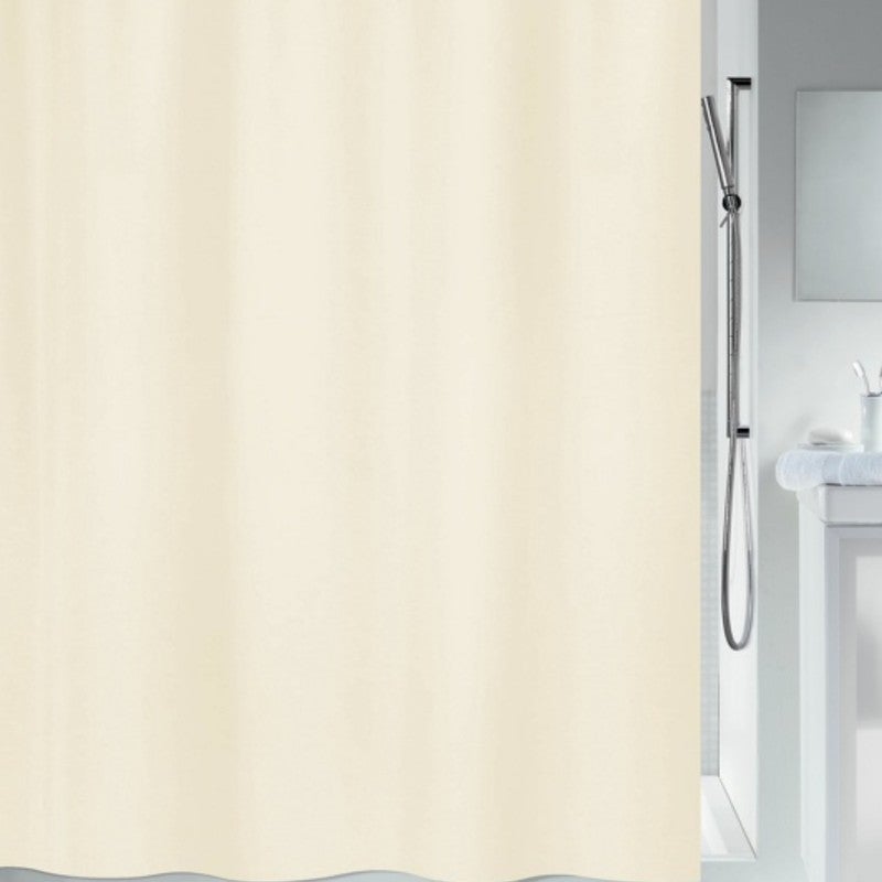 Spirella Rideau De Douche Primo 180x200 Cm Blanc - Textile Polyester Imperméable Avec 8 Oeillets Style Moderne