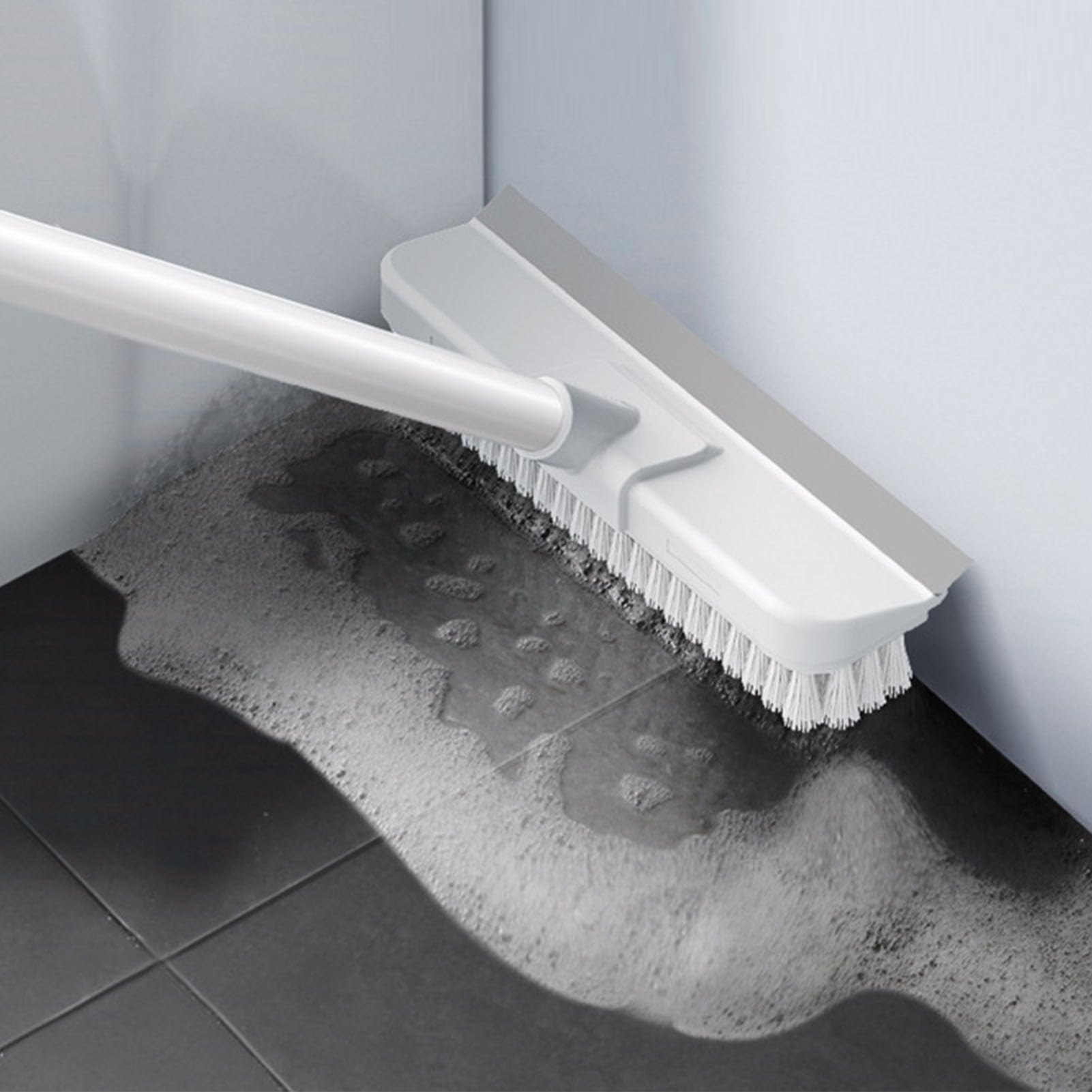 Brosse à récurer le sol, poils durs, brosse de nettoyage multifonctionnelle, nettoyant pour salle de bain - 3