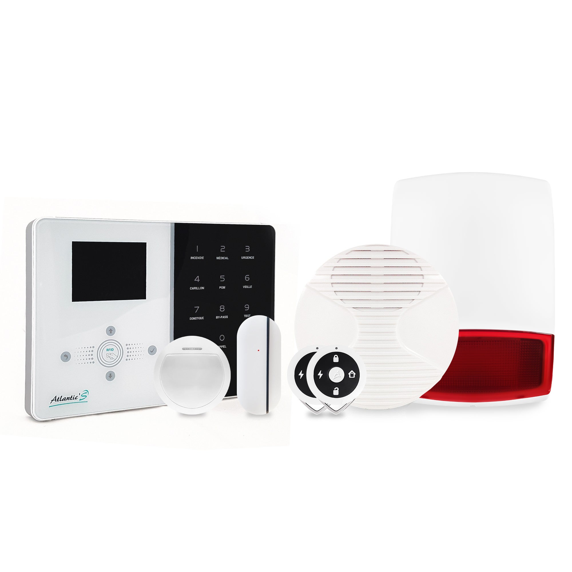 Alarma doméstica IP IPEOS KIT 1 MD-329R | Leroy Merlin