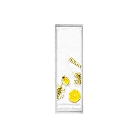 Estor estampado easyfix sin taladrar - estor translúcido tamaño 40x150 - estor sin herramientas color citron | blindecor