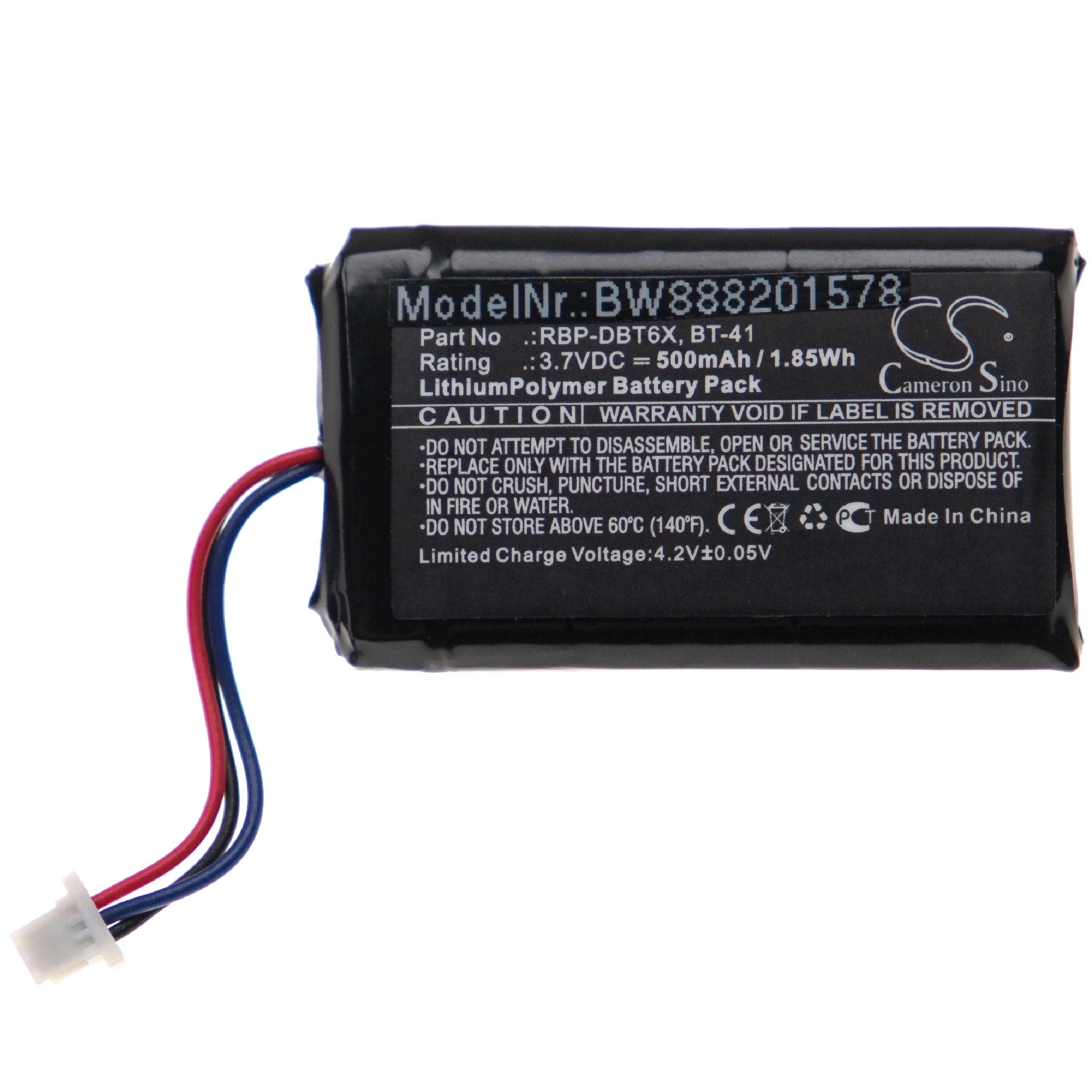 Vhbw Batteria Compatibile Per Fotocamera Maginon DC-5080, DC-6800, DC-6600 (650mAh, 3,6V, Li-Ion)