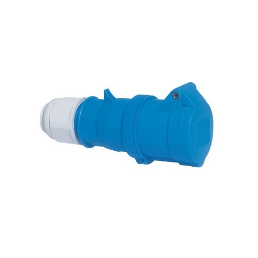 Prise BALS 24V Avec Presse-étoupe – 2P 16A IP44, Très Basse Tension, Couleur Blanche