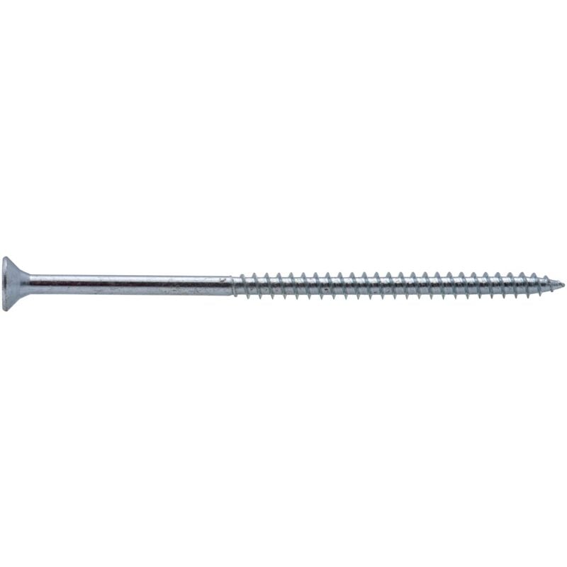 Wkręt do drewna z łbem stożkowym PZ ocynkowany Viswood, gwint na całej długości 6x120 mm (x4 wkręty)