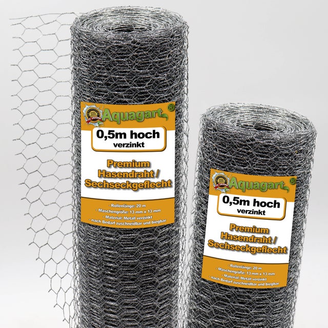 140 m grillage à maille hexagonale, grillage de poulailler, grillage pour enclos à lapins 50 cm