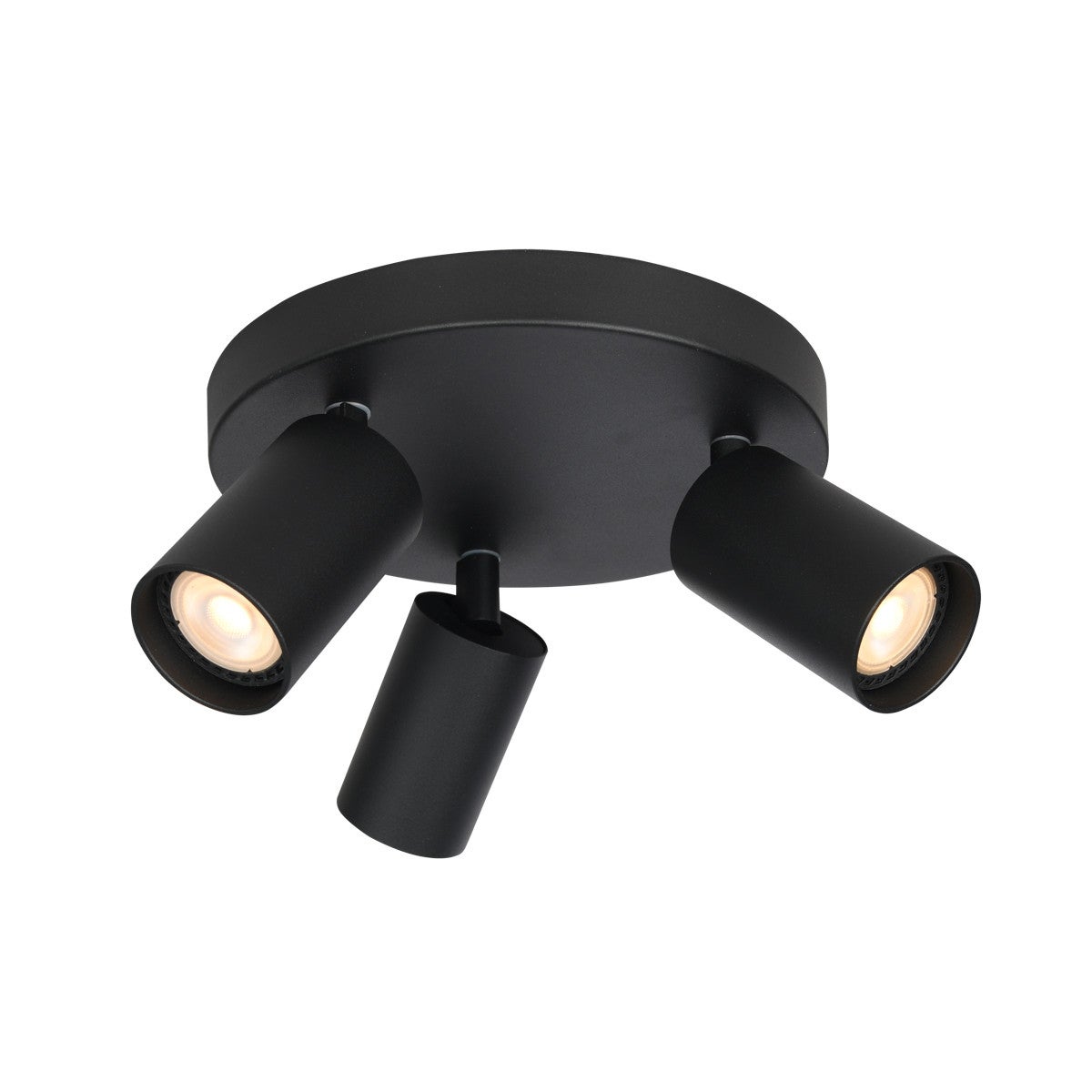 Lampa sufitowa wisząca Nesto czarny piaskowany 3xGU10x10W wym: 13 x 22 x 22 cm aluminium Italux - 2