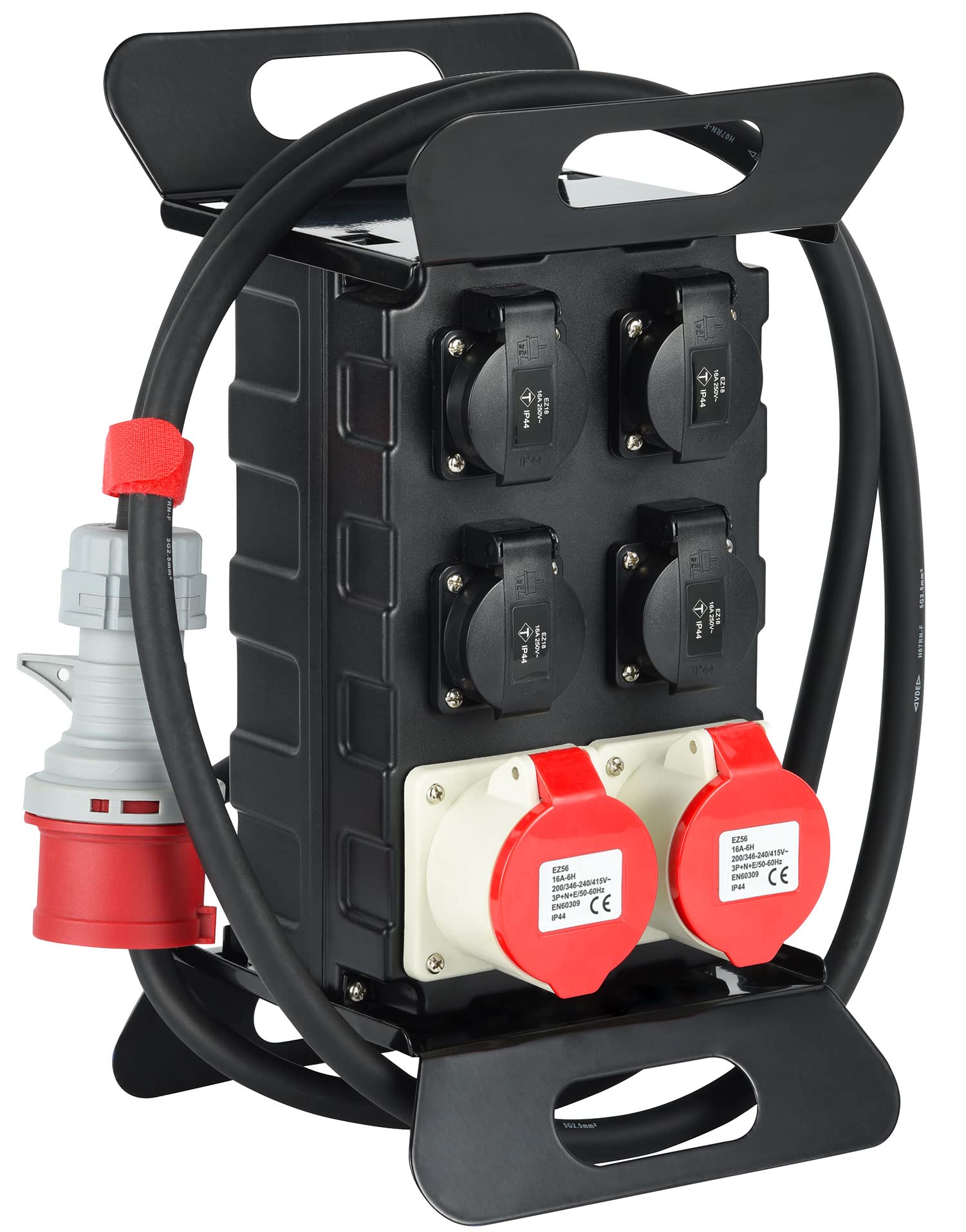 Quadro Elettrico Electraline 60426 - 3 Prese CEE IP67, Cavo 2m H07RN-F, RCD 30mA + MCB, Per Cantieri - Foto 8