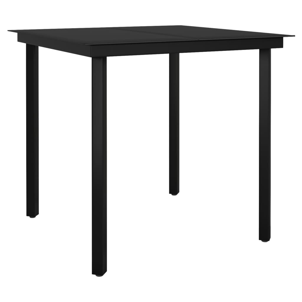 Maison Exclusive - Set Mobili da Pranzo per Giardino 5 pz Nero - 5