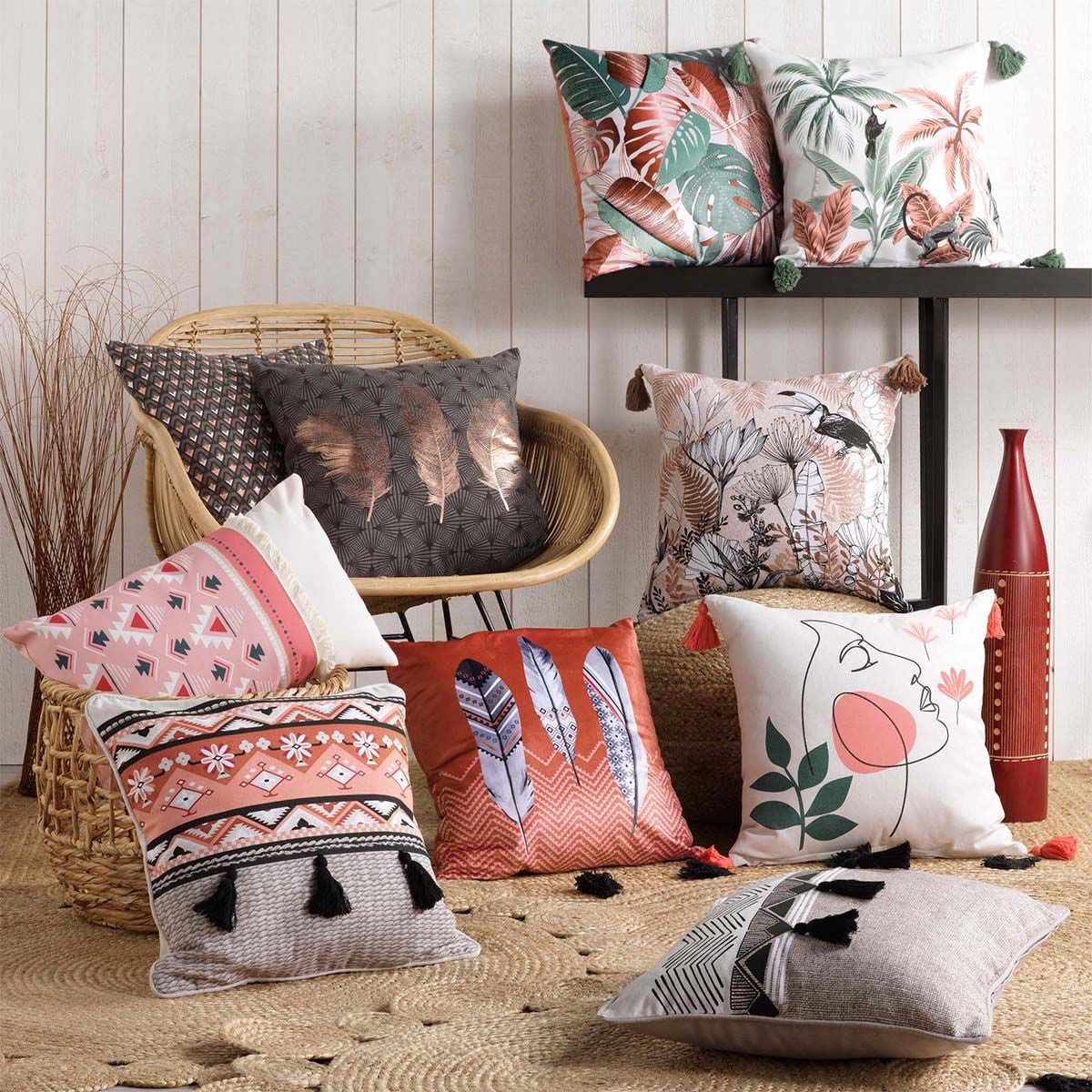 Coussin Déco Imprimé 