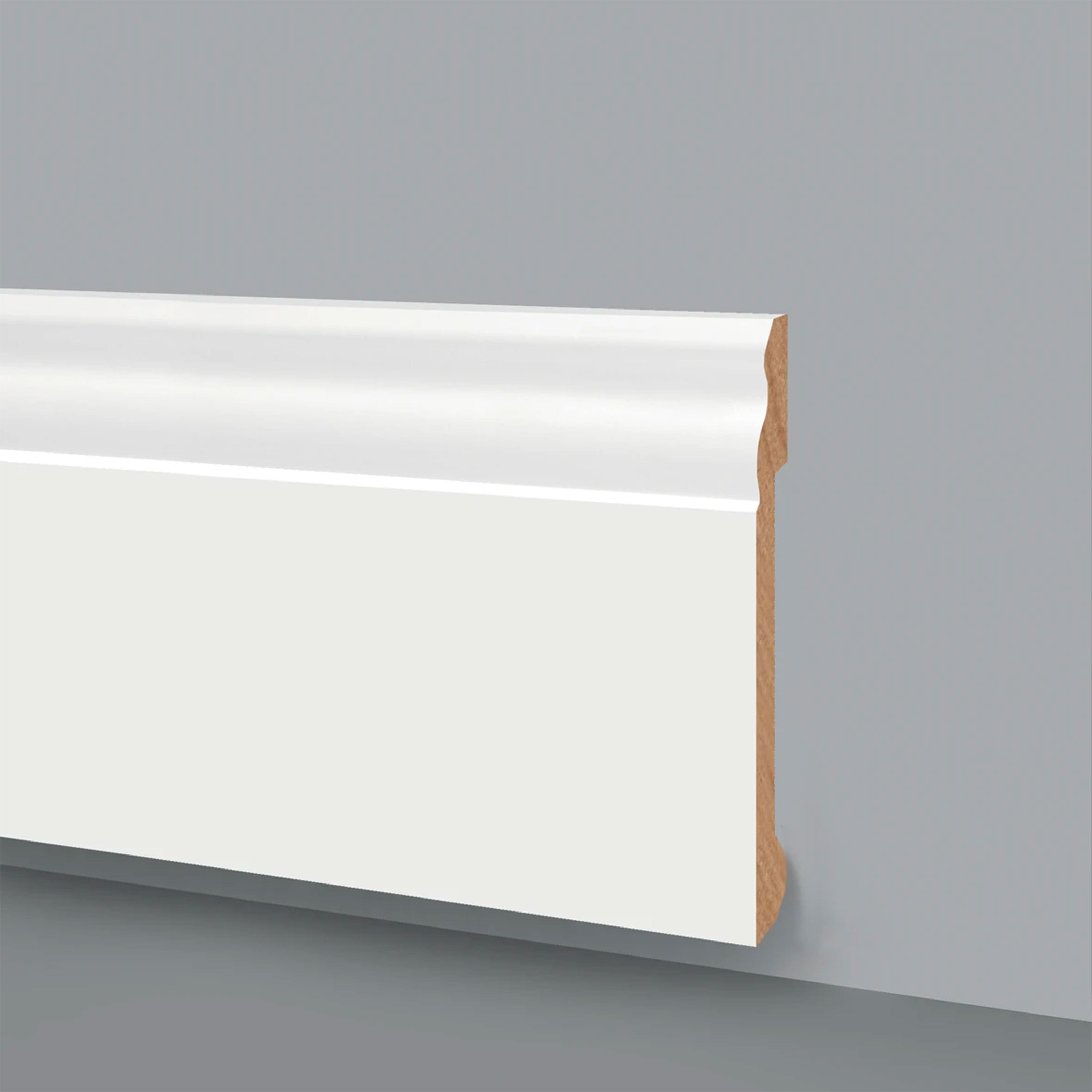 Plinthe DUCALE en EqualWood HI-TEC POLYMERS 100x14 - BLANC (prix au mètre linéaire) - 4