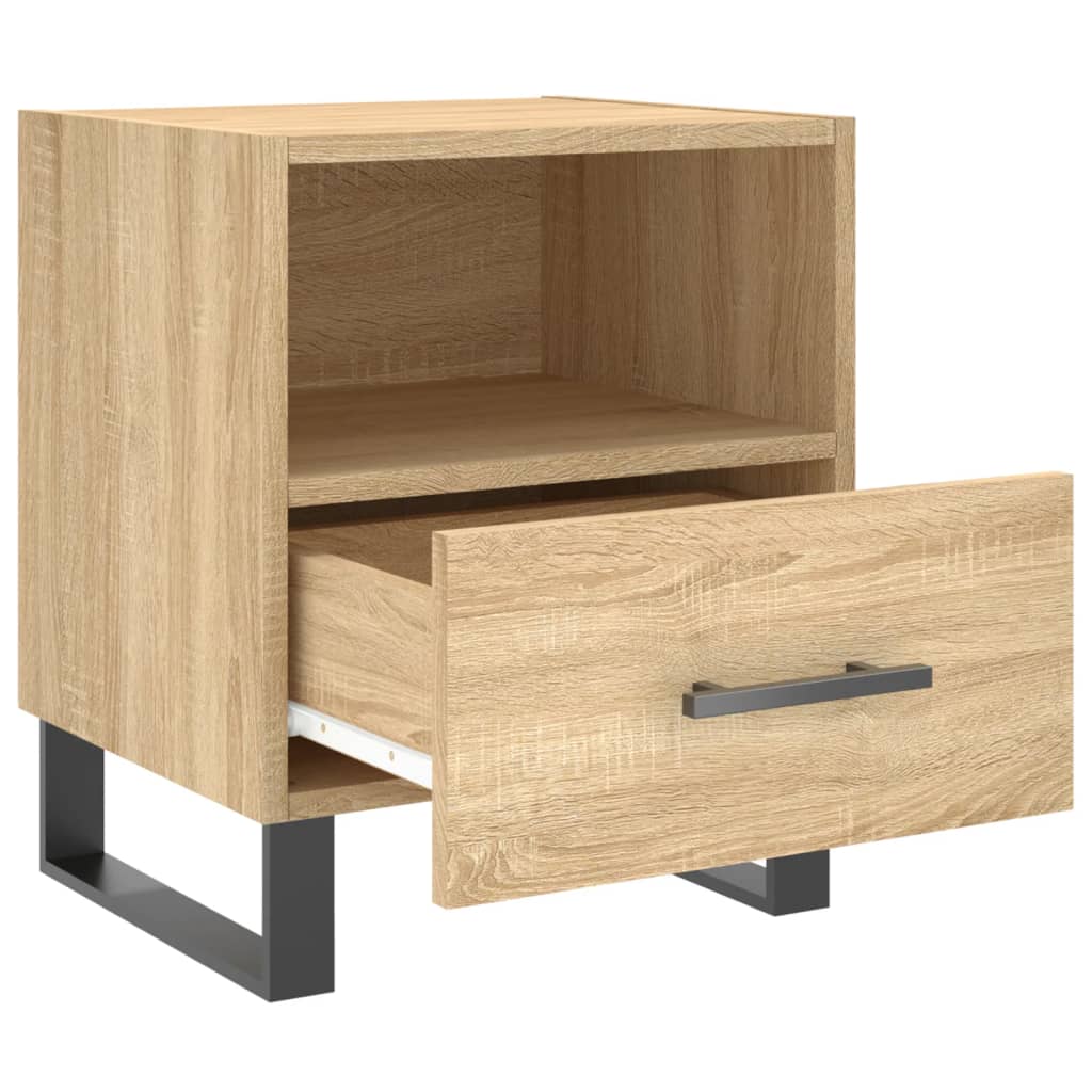 Maison Exclusive - Table de chevet chêne sonoma 40x35x47,5 cm bois d’ingénierie - 3