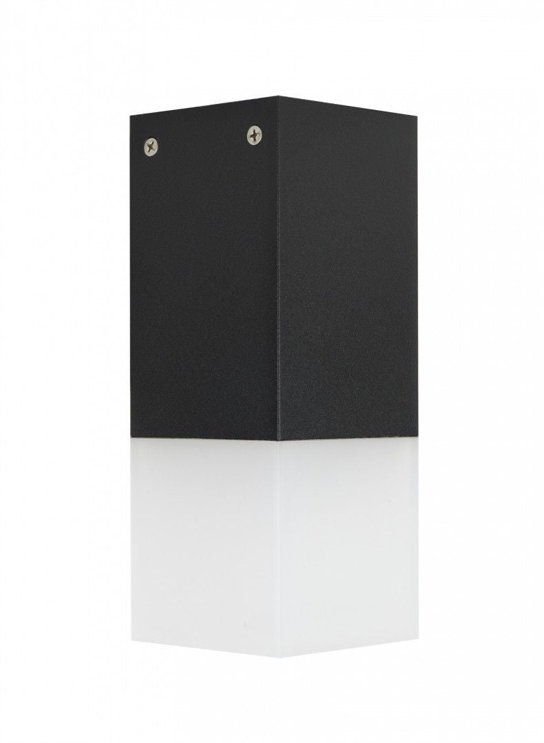 Lampa sufitowa zewnętrzna Cube czarna 1xE27x20W wym: 20,5 x 8 x 8 cm aluminium SU-MA