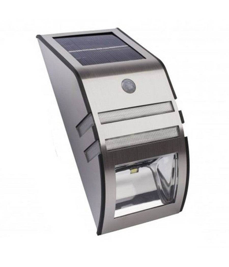 Trade Shop - Lampada Solare Faro Led Parete Esterno Giardino Faretto Con Sensore Di Movimento - - 2