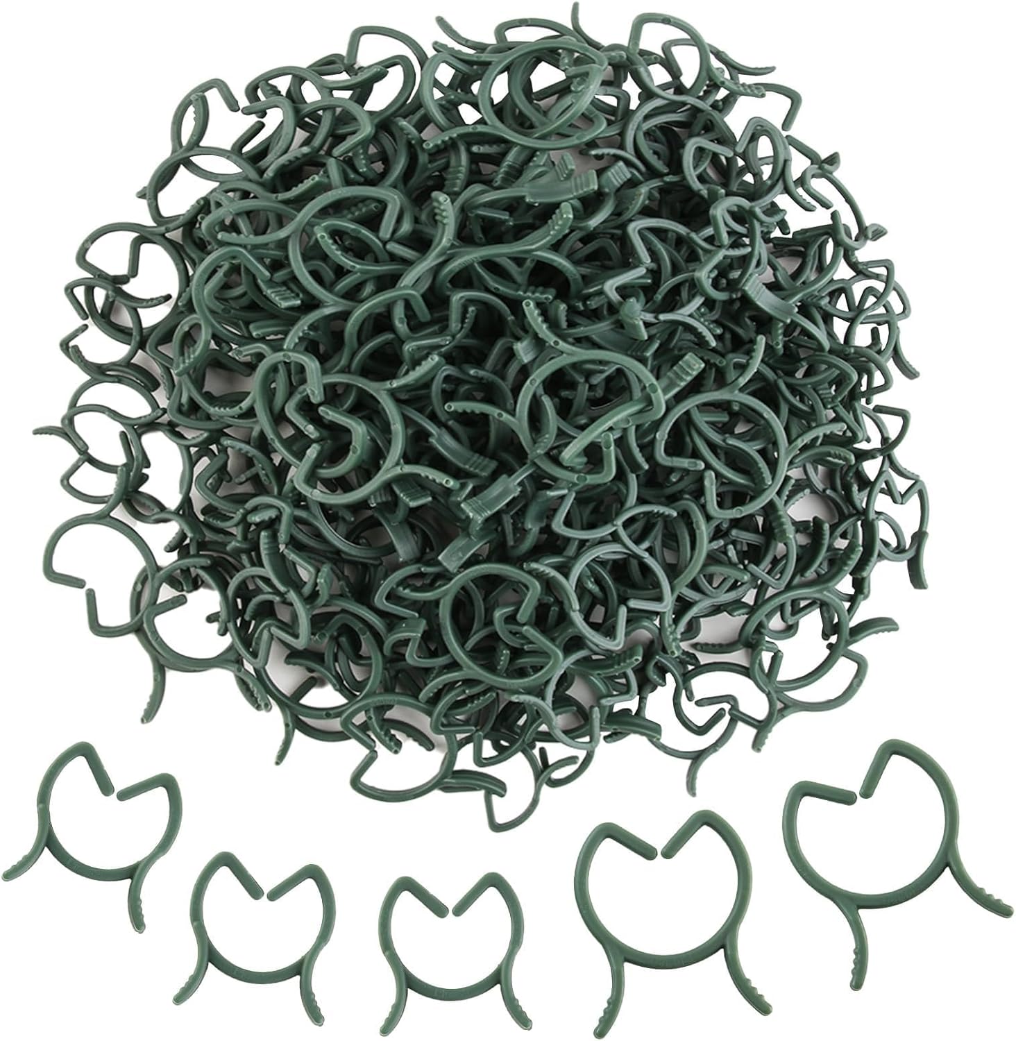 200 Clips De Support Pour Plantes - Pour Tomates, Vignes, Légumes, Fixation Facile, Aération Optimale - 10