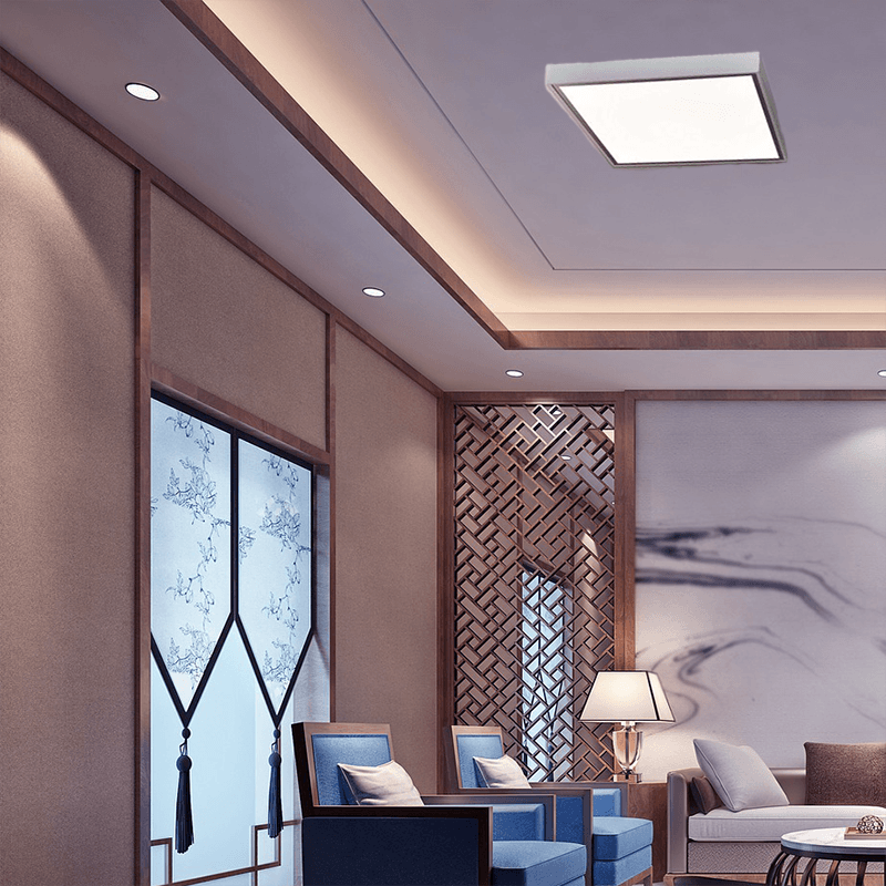 Kit en Saillie BLANC pour Panneau LED 60x60 Slim - SILAMP - 2