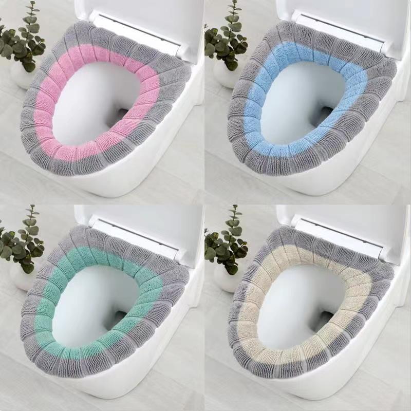 Abattant WC épais pièces, fermeture Velcro, réutilisable, doux