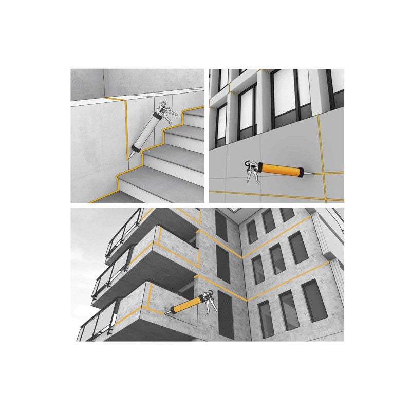 Mastic haute performance SIKA SikaHyflex 250 Façade - Blanc - 400ml - 5