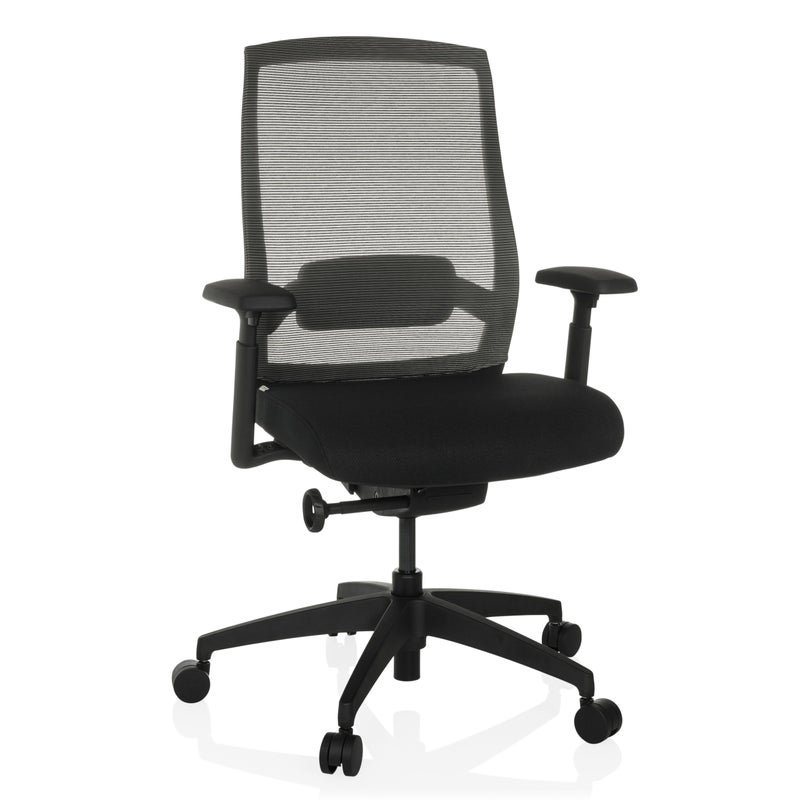 Zdjęcia - Fotel komputerowy hjh Office Profesjonalne krzesło biurowe COLORE Czarny