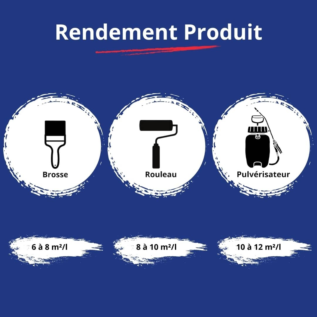 Hydrofuge Toiture - 1 L - Codeve Bois - Pour Toiture En Tuile, Ardoise, Terre Cuite, Béton, Fibrociment, Lauze. - 5