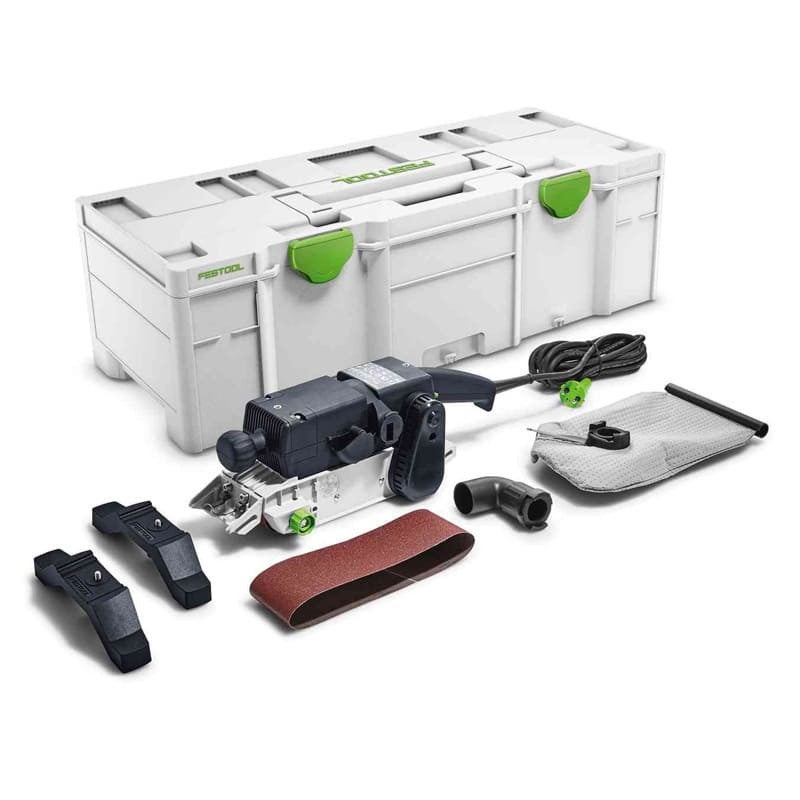 Ponceuse à Bande GALAX PRO 1010W - Vitesse Variable 120-380 RPM - 5 Bandes Incluses - Sac à Poussière