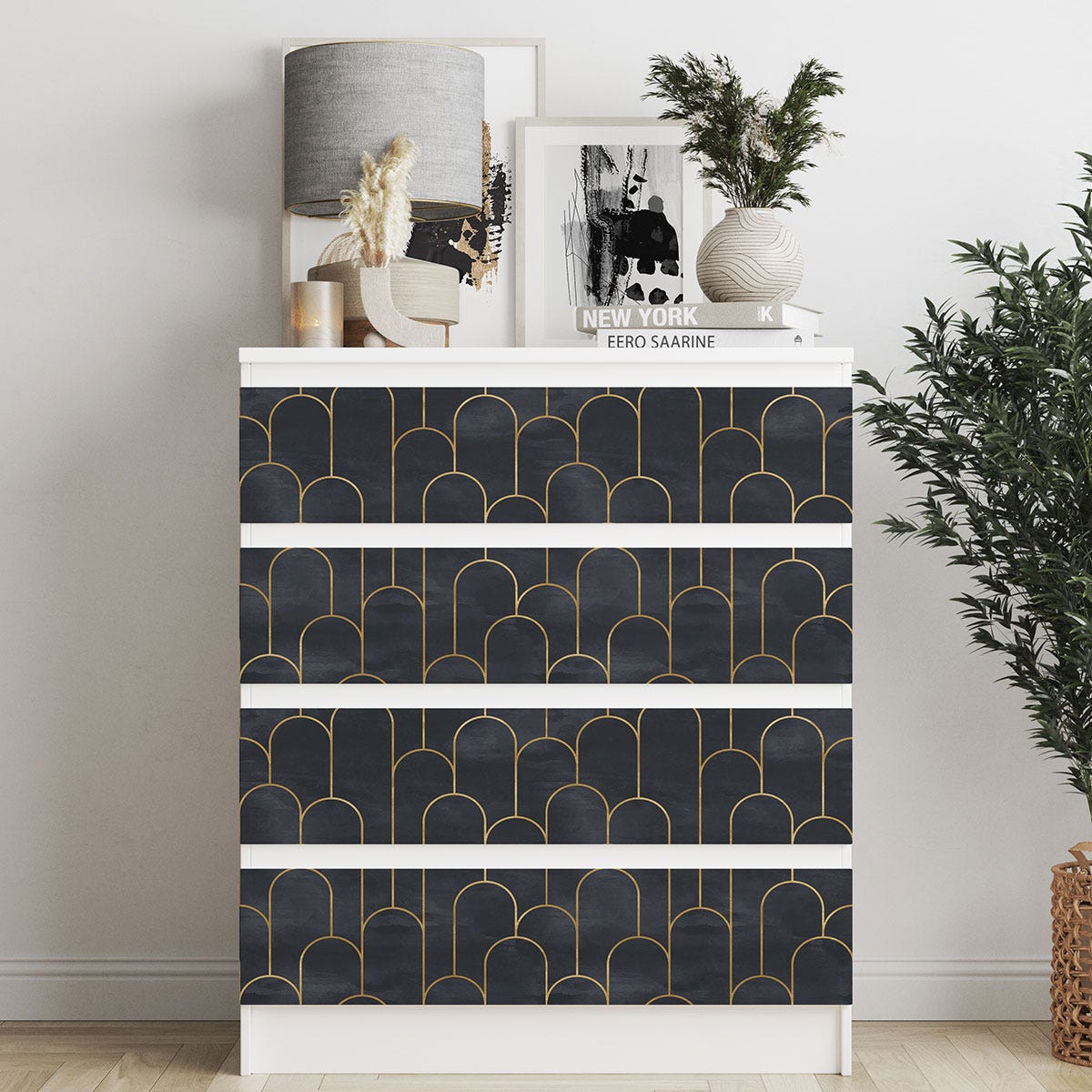 Service Sticker Layout Stickers meuble - Arches Design - Adhésif MAT - 1 Sticker - 80x80 cm ...