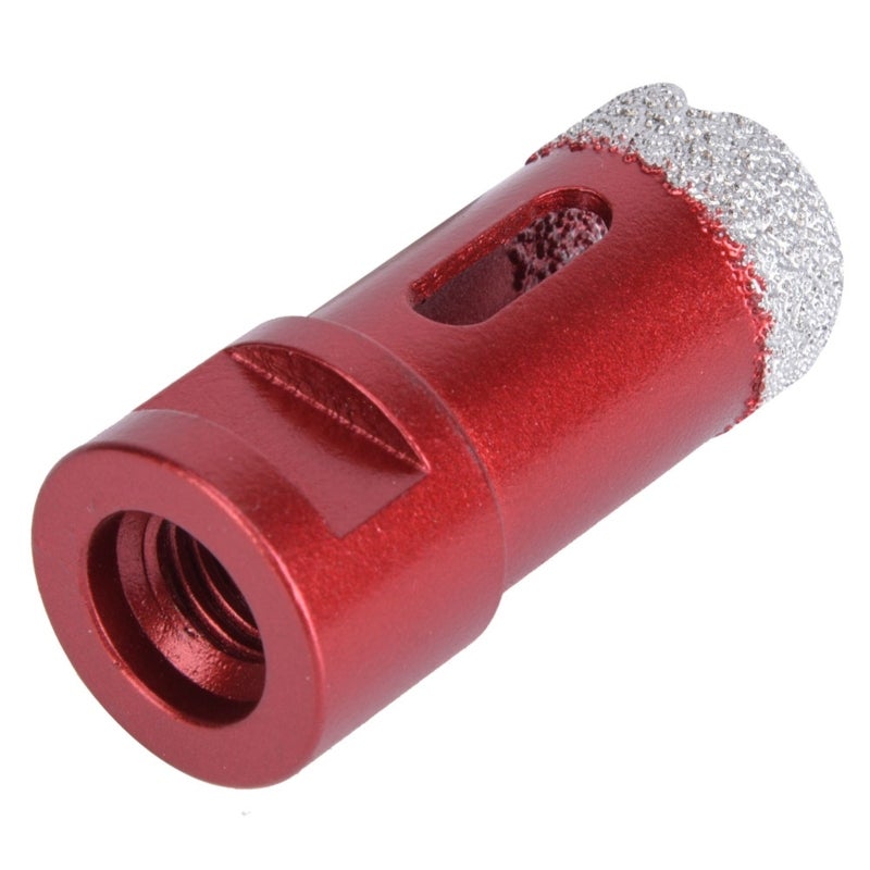 Scie cloche diamantée M14 pour meuleuse d'angle, pour marbre, carrelage et céramique, 25 mm - 5