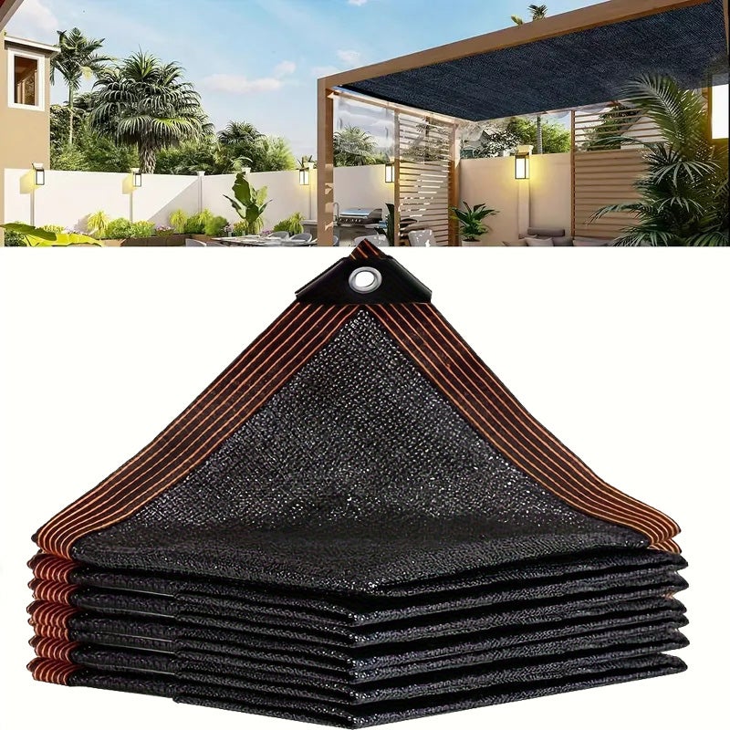 Filet D'ombrage 4x7m - Polyéthylène Résistant UV, Avec œillets, Pour Jardin, Balcon, Terrasse, Pergola - 6