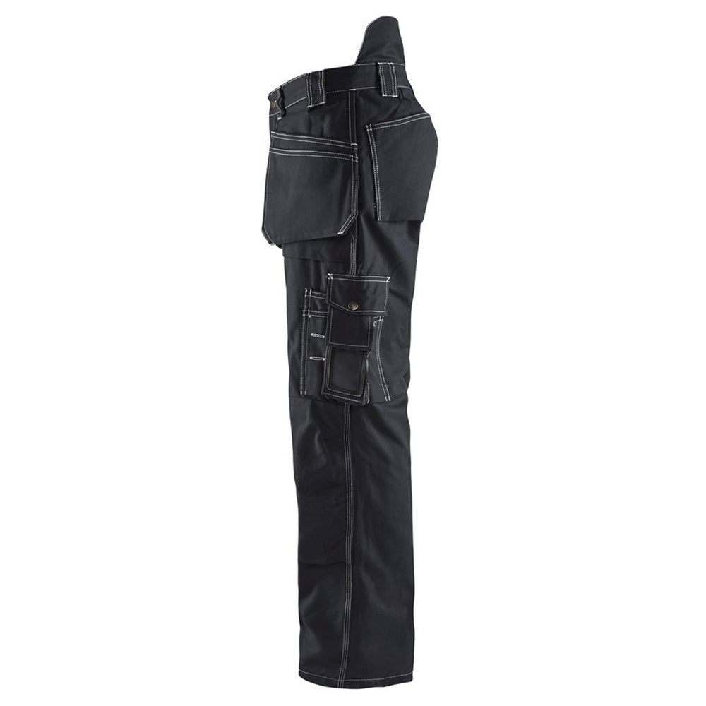 Pantalon artisan multipoches doublé hiver Blaklader 100% coton croisé Noir 54 - 4