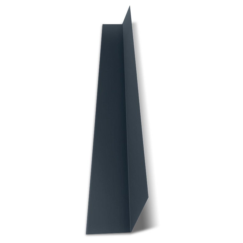 Faîtière Plate Contre Mur Acier Laqué Gris Anthracite RAL 7016 1000 mm Longueur - 3