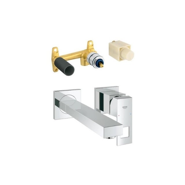 Mitigeur lavabo mural GROHE Eurocube taille M + corps encastré