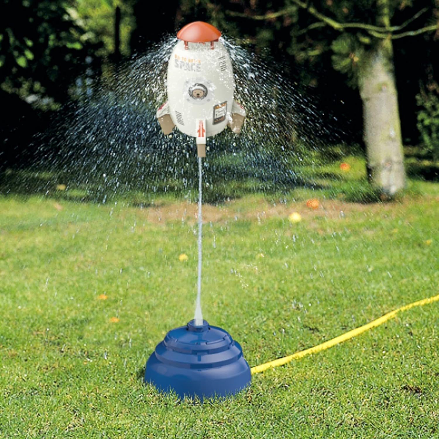 Aspersor De Agua Cohete Dawdix – Juguete De Jardín Que Rocia 360° Hasta 1,5 M, Ideal Para Niños +3 Años