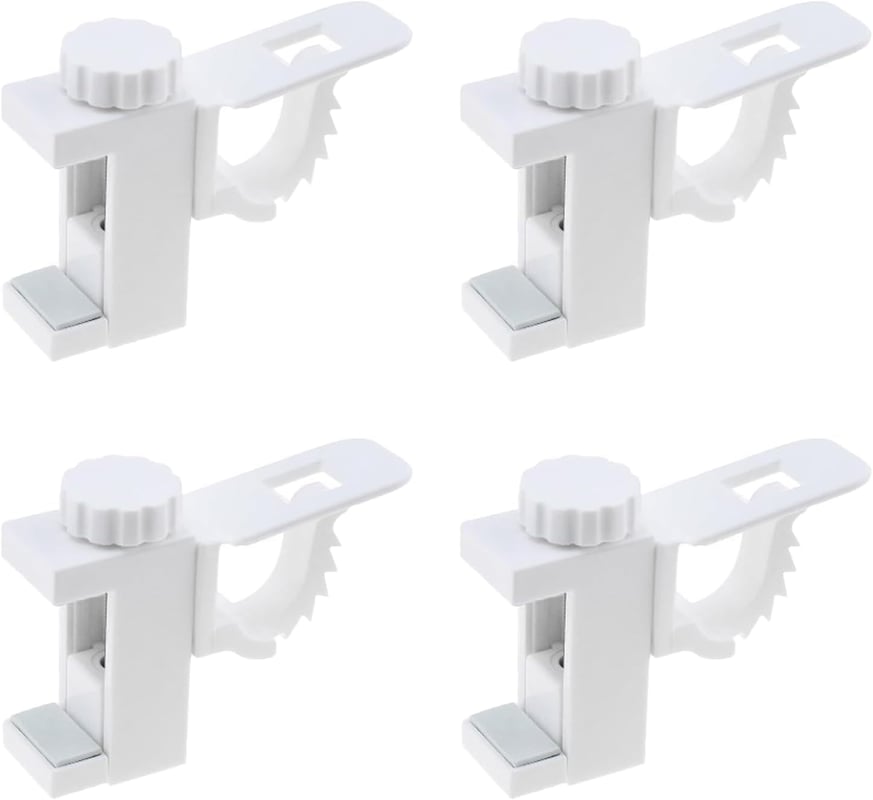 4-częściowy uchwyt na zasłony, regulowany poprzeczny drążek do wieszania ręczników na zasłonach