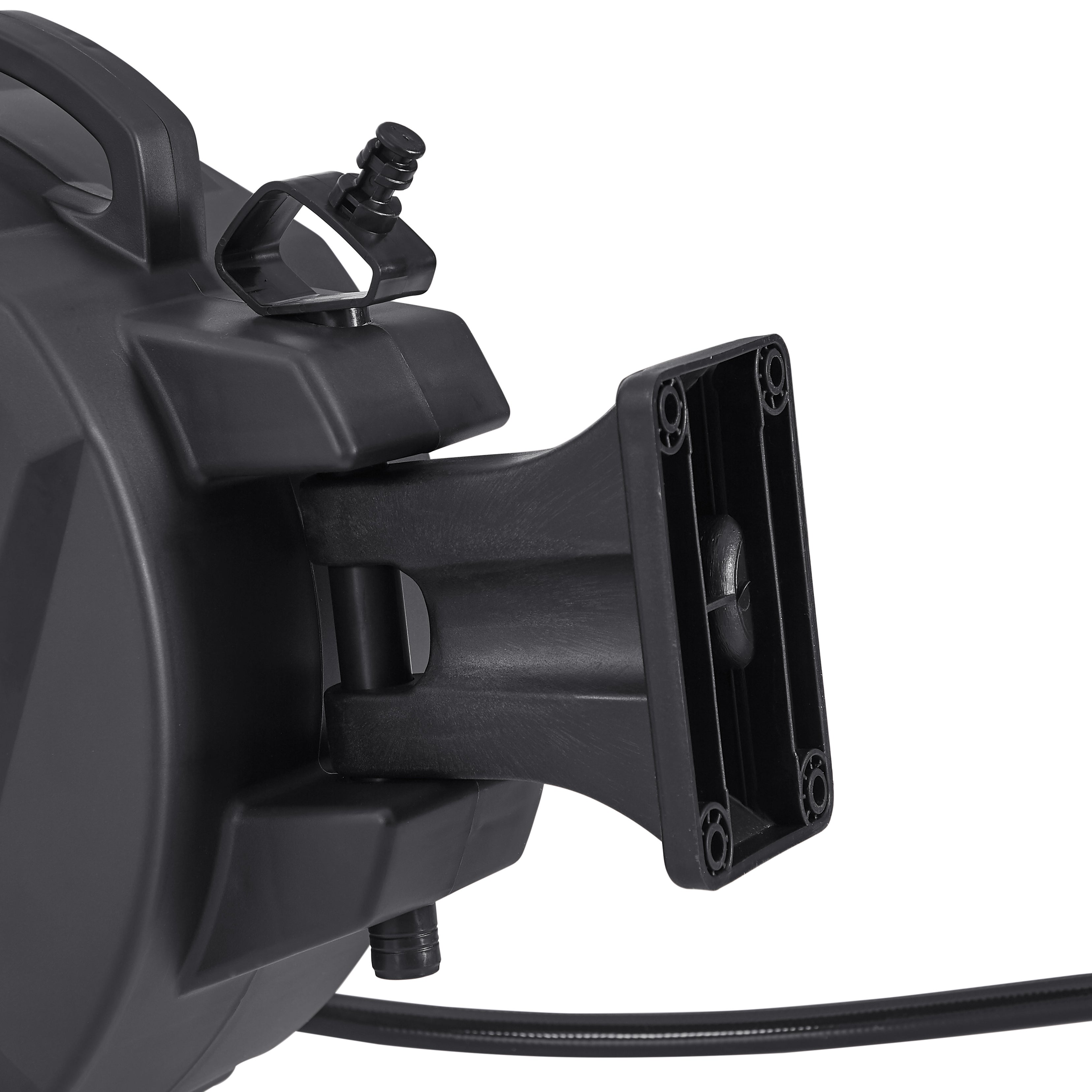 AREBOS Tuyau à air comprimé 20 m Support mural Raccord rapide 1-4