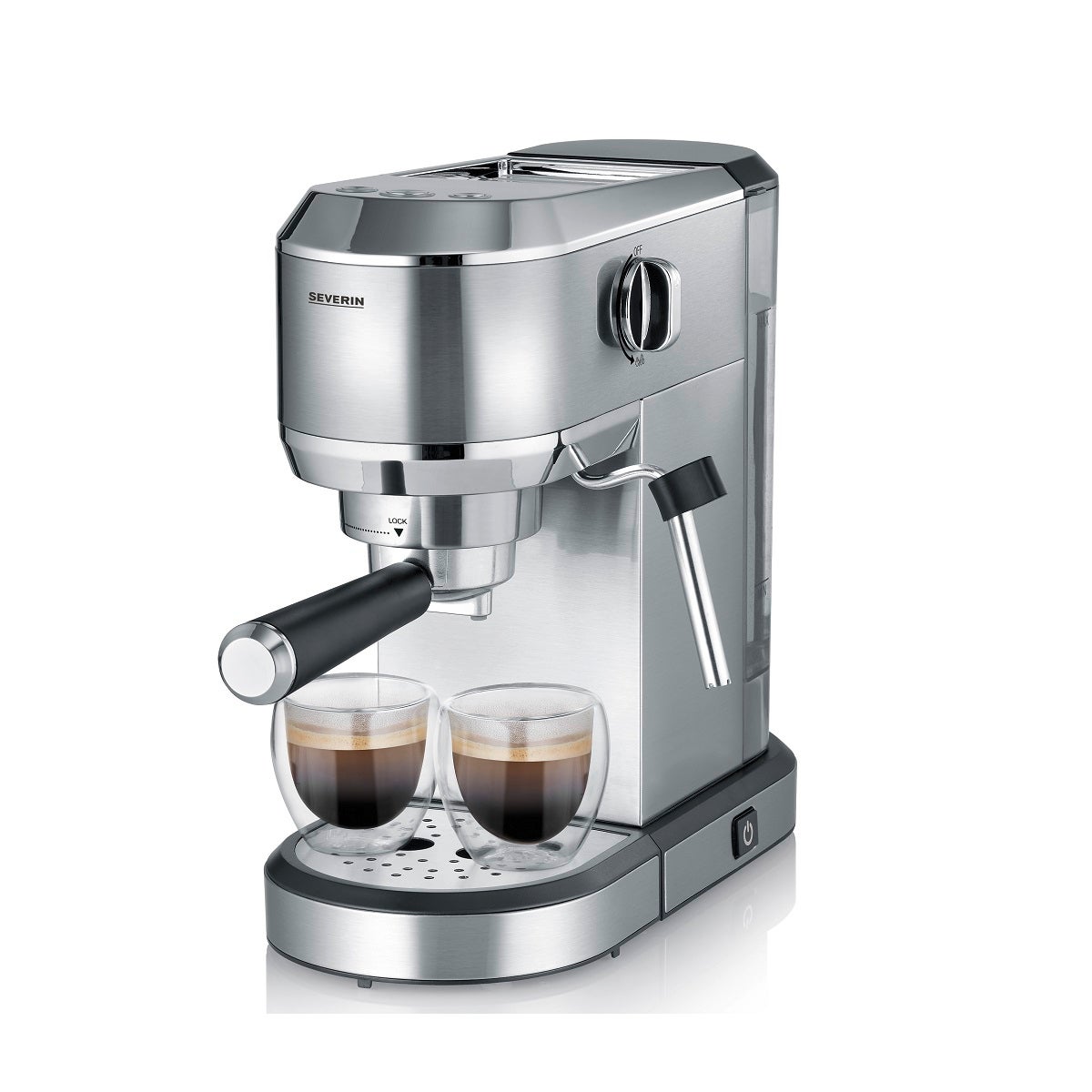 Cafetera Espresso Severin KA 5997 1L 20 Bares con vaporizador y temperatura ajustable - Imagen 2
