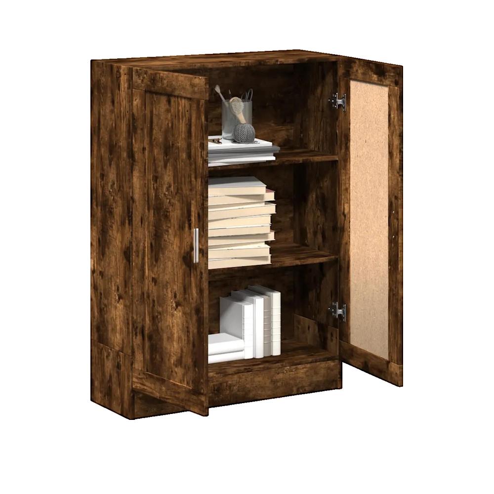Biblioteczka vidaXL Drewno inżynieryjne 3 komory klasyczny design
