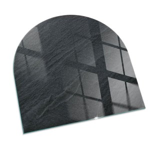 Plaque De Protection Pour Poêle En Verre Trempé 100x70 Cm - Motif Imprimé, Résistante à La Chaleur - Contre Les étincelles