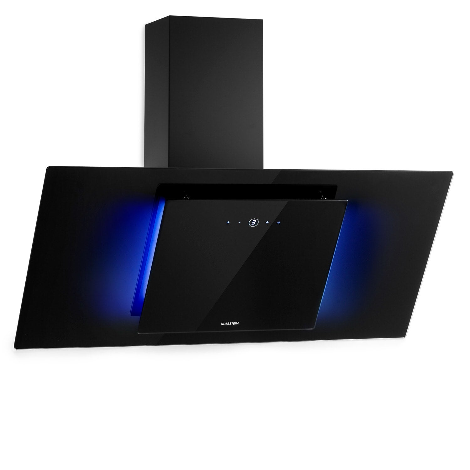 Klarstein Campana Extractora Eleonora 90 452 M³/H Panel Táctil Luz Ambiental Eek A++ Negro , Leroy Merlin