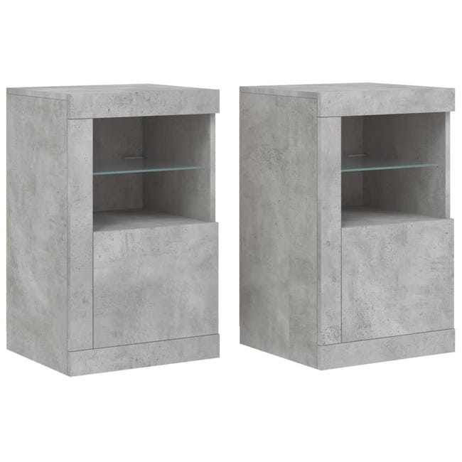 Armoire Murale 2 étagères Gris Béton VidaXL - Rangement Pratique Pour La Cuisine Ou Le Salon, 60x31x60 Cm