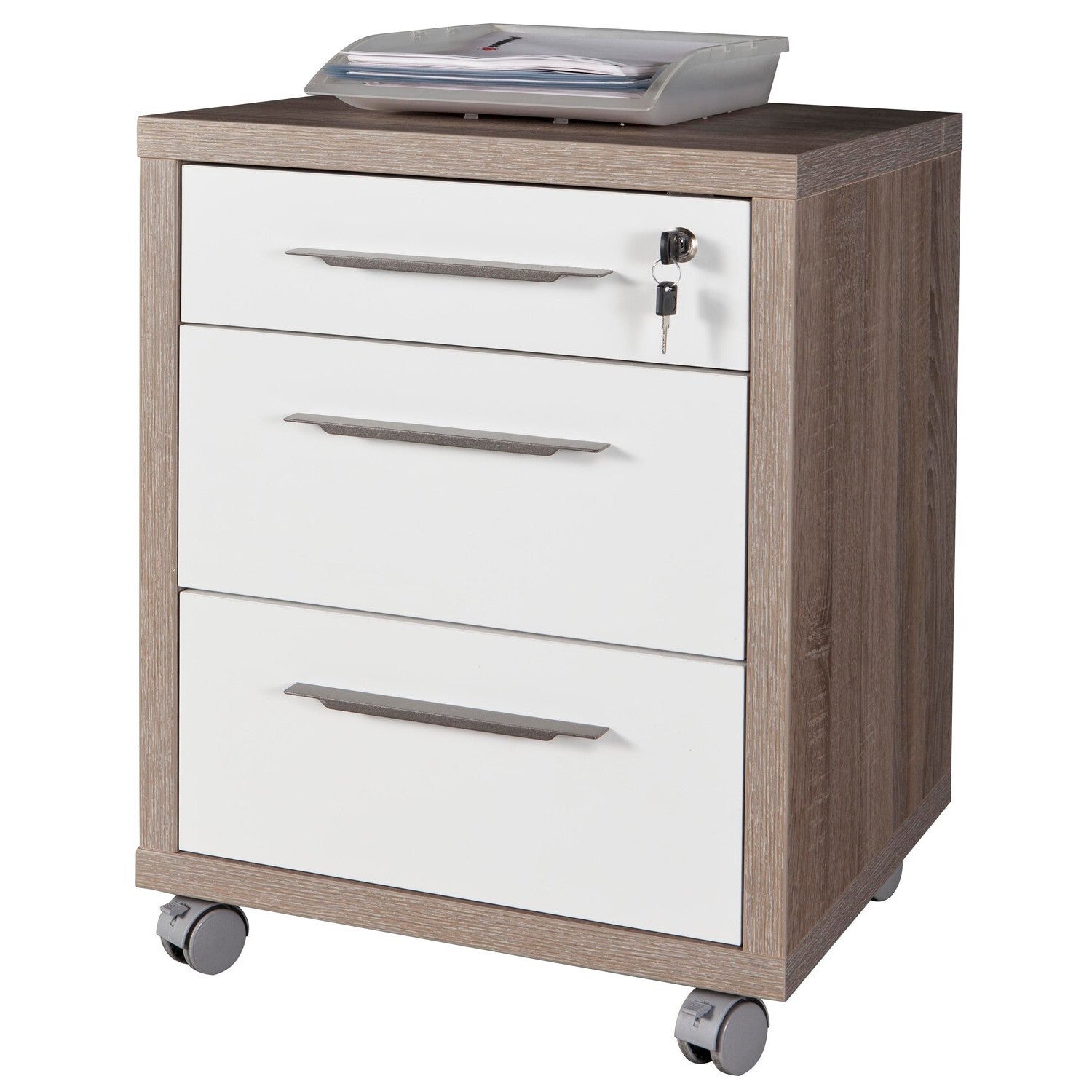 COMPOSAD | Appendiabiti da Muro Linea GALAVERNA con 3 Ganci, Ingresso, (LxAxP) 82.3x69.5x35.1 cm